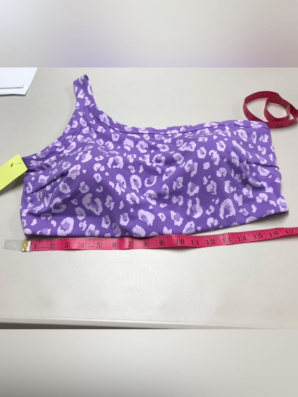 Women's Light Support Brushed Sculpt Asymmetrical Sports Bra - All in Motion - Picture 10 of 11